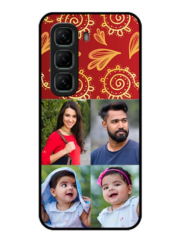 Custom Infinix Hot 50 5G Custom Metal Phone Case4 Image Traditional Design