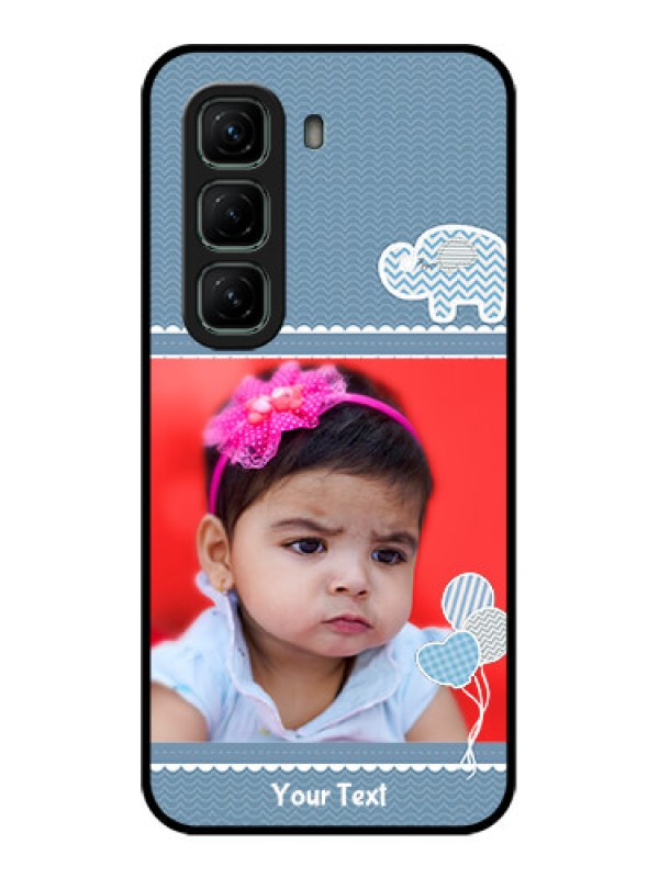 Custom Infinix Hot 50 5G Custom Metal Phone CaseWith Kids Pattern Design