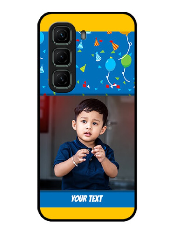 Custom Infinix Hot 50 5G Custom Metal Phone CaseBirthday Wishes Design