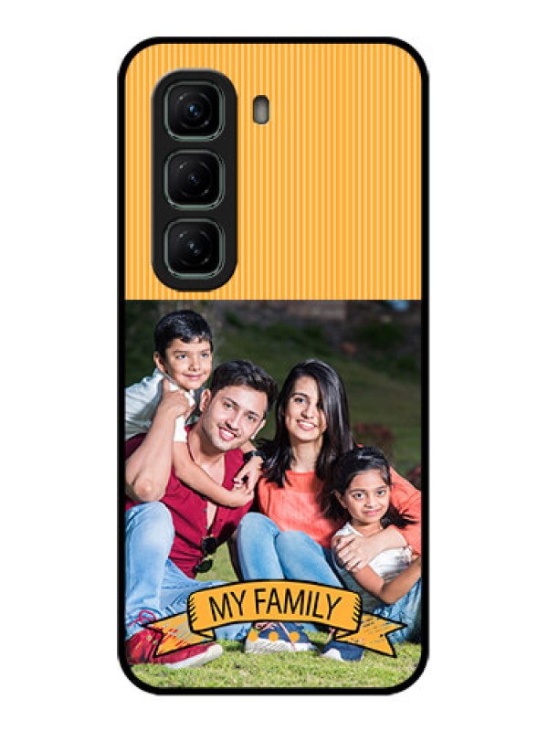 Custom Infinix Hot 50 5G Custom Metal Phone CaseMy Family Design