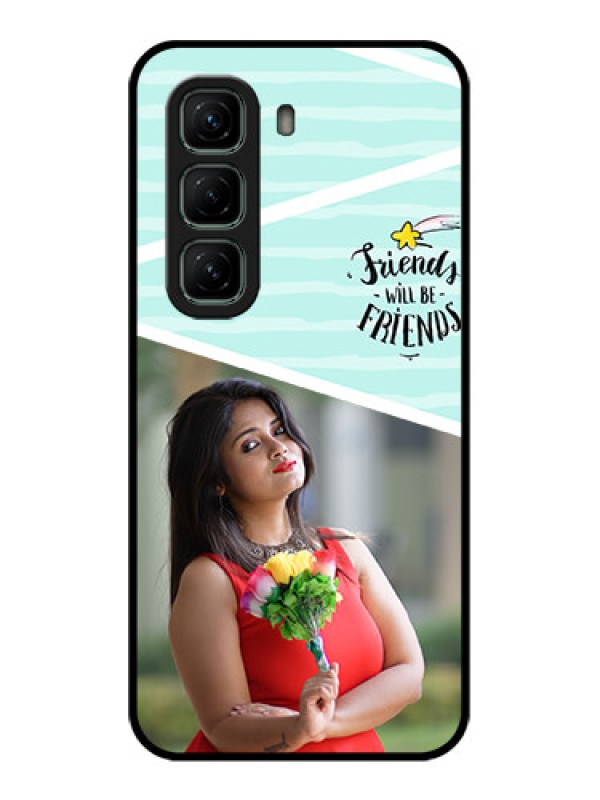 Custom Infinix Hot 50 5G Custom Metal Phone CaseFriends Picture Icon Design