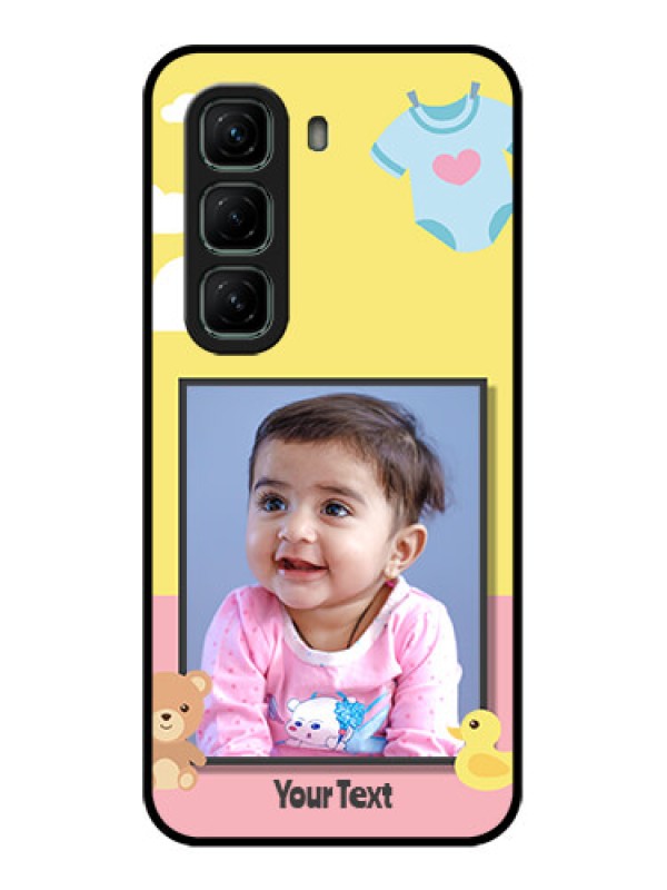 Custom Infinix Hot 50 5G Custom Metal Phone CaseKids 2 Color Design