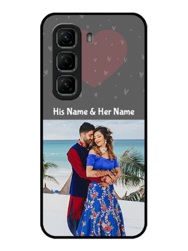 Custom Infinix Hot 50 5G Custom Metal Phone CaseBuy Love Design With Photo Online