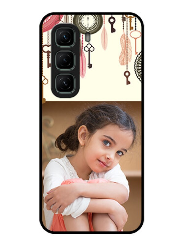 Custom Infinix Hot 50 5G Custom Metal Phone CaseBoho Style Design