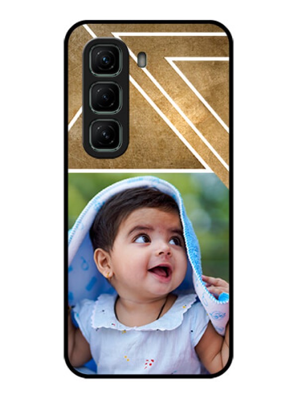 Custom Infinix Hot 50 5G Custom Metal Phone CaseGradient Abstract Texture Design