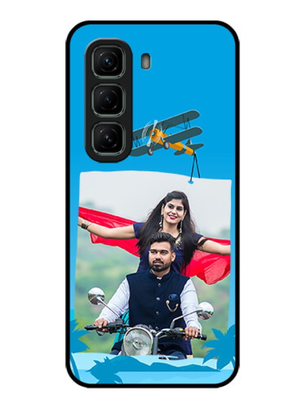 Custom Infinix Hot 50 5G Custom Metal Phone CaseTraveller Design