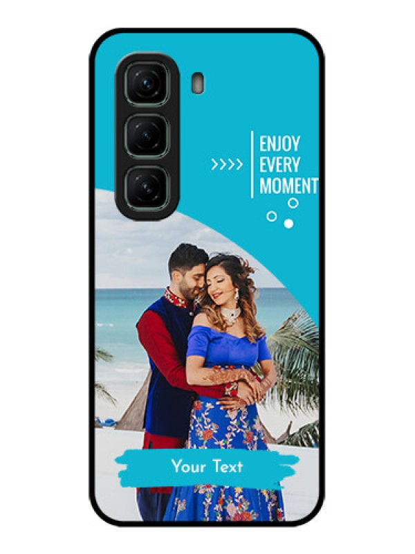 Custom Infinix Hot 50 5G Custom Metal Phone CaseHappy Moment Design