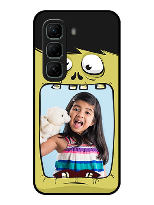 Custom Infinix Hot 50 5G Custom Metal Phone CaseCartoon Monster Back Case Design