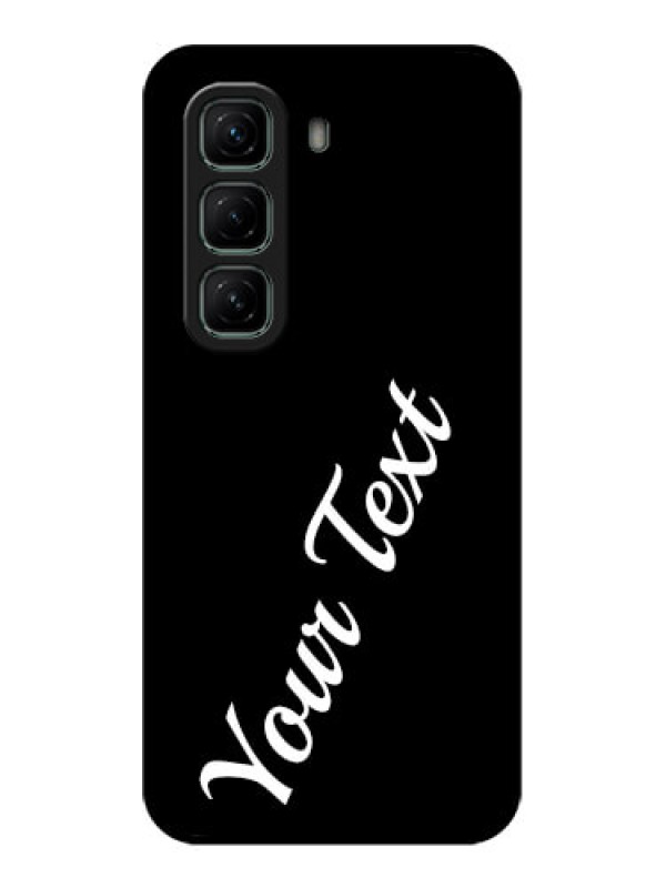 Custom Infinix Hot 50 5G Custom Metal Phone CaseWith Your Name Design