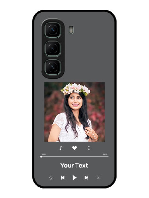 Custom Infinix Hot 50 5G Custom Metal Phone CasePlay The Music Design