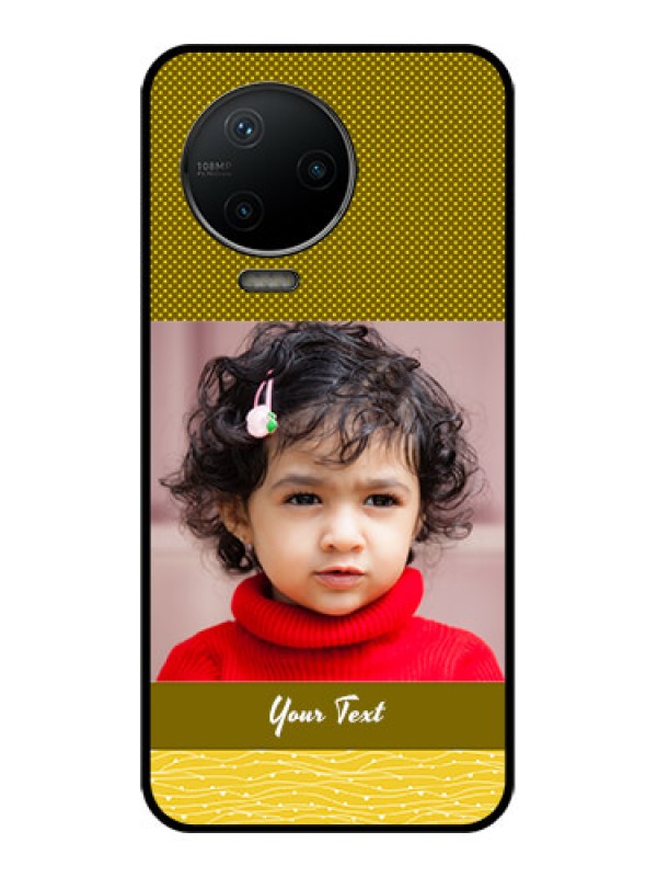 Custom Infinix Note 12 Pro Custom Metal Phone CaseSimple Green Color Design