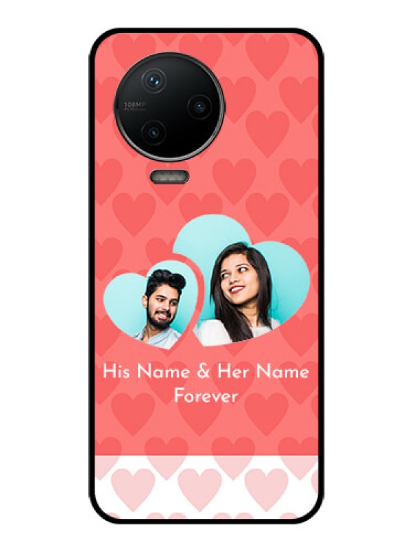 Custom Infinix Note 12 Pro Custom Metal Phone CaseCouple Pic Upload Design