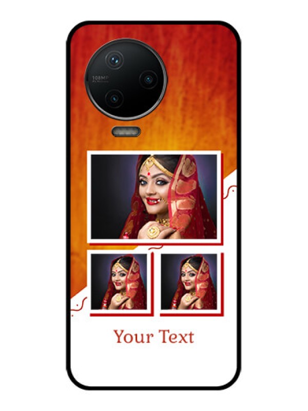 Custom Infinix Note 12 Pro Custom Metal Phone CaseWedding Memories Design