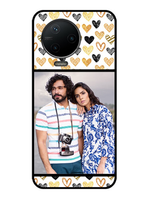 Custom Infinix Note 12 Pro Custom Metal Phone CaseLove Symbol Design