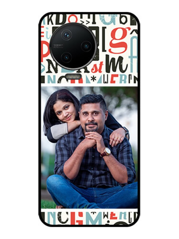 Custom Infinix Note 12 Pro Custom Metal Phone CaseAlphabet Design