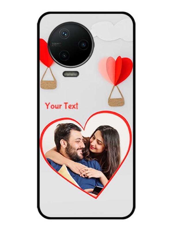 Custom Infinix Note 12 Pro Custom Metal Phone CaseParachute Love Design