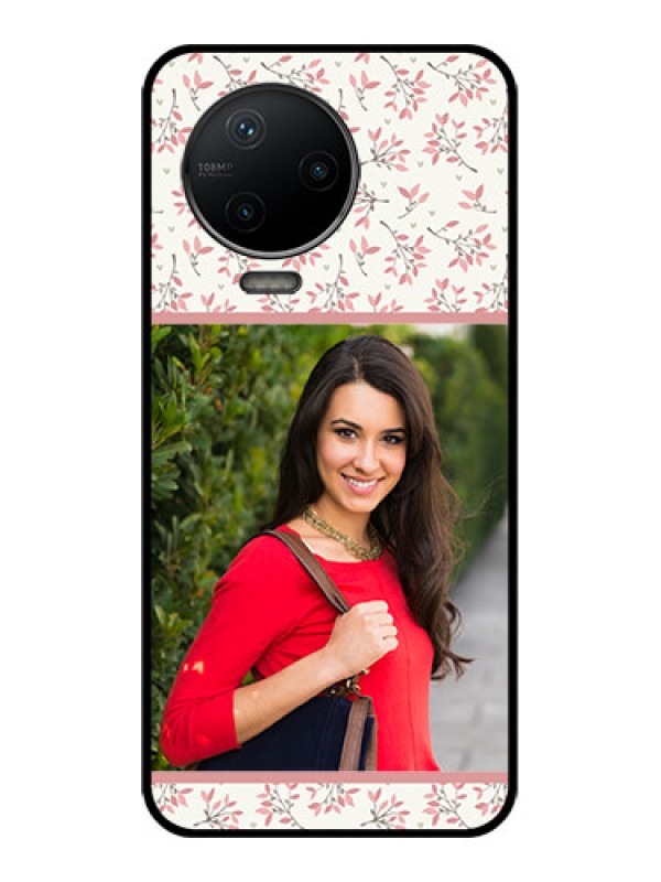 Custom Infinix Note 12 Pro Custom Metal Phone CaseStunning Floral Design