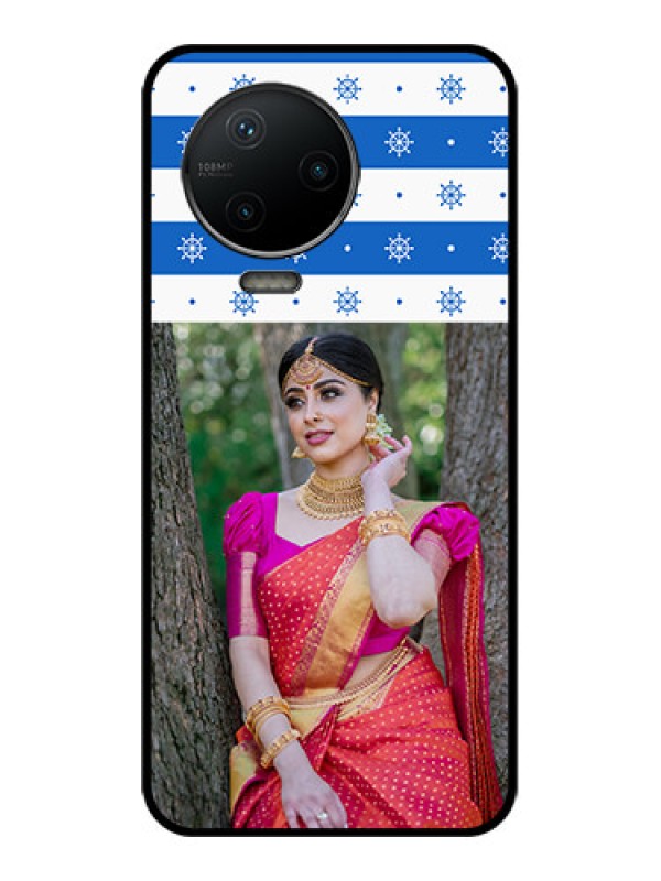 Custom Infinix Note 12 Pro Custom Metal Phone CaseSnow Pattern Design