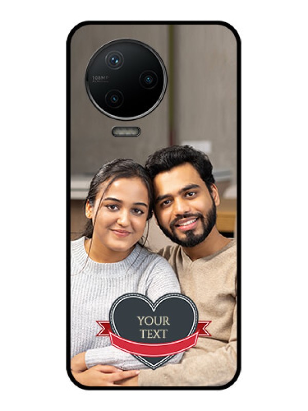 Custom Infinix Note 12 Pro Custom Metal Phone CaseJust Married Couple Design