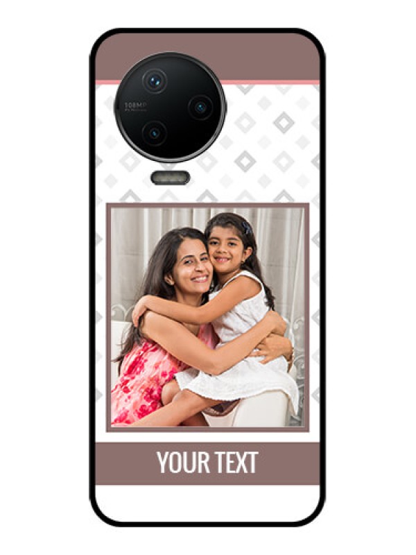 Custom Infinix Note 12 Pro Custom Metal Phone CaseSimple Diamond Design