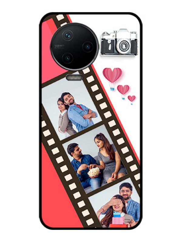 Custom Infinix Note 12 Pro Custom Metal Phone Case3 Image Holder With Film Reel