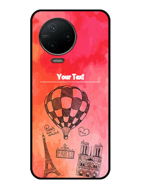 Custom Infinix Note 12 Pro Custom Metal Phone CaseParis Theme Design