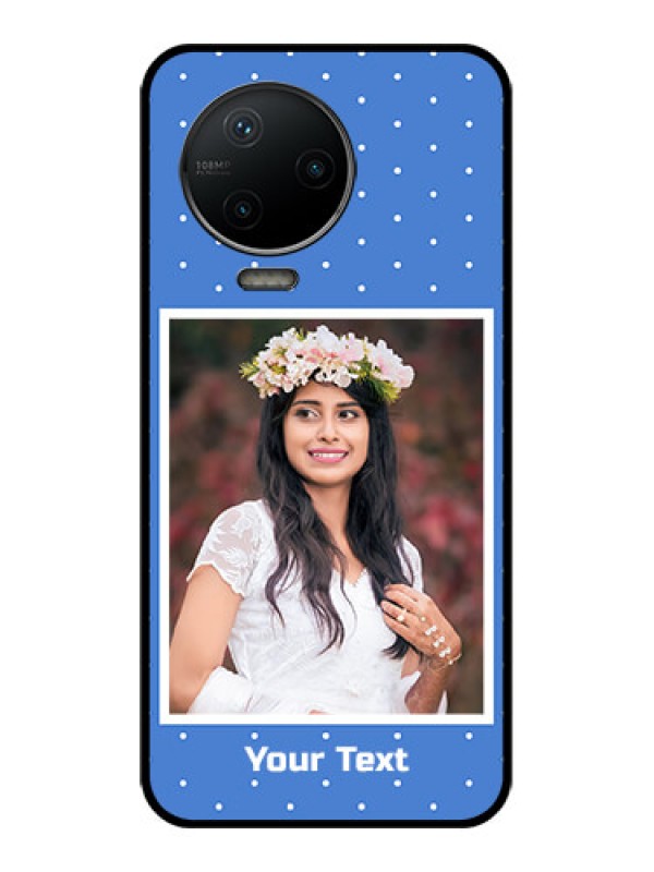 Custom Infinix Note 12 Pro Custom Metal Phone CasePolka Dots Design