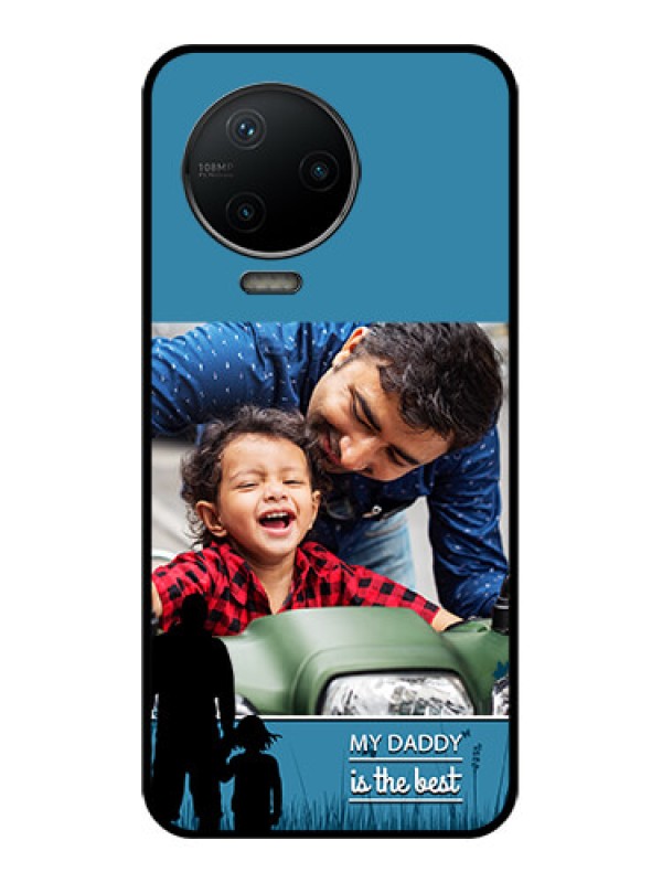 Custom Infinix Note 12 Pro Custom Metal Phone CaseBest Dad Design