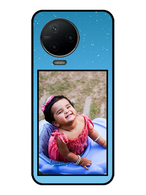 Custom Infinix Note 12 Pro Custom Metal Phone CaseWave Pattern Colorful Design