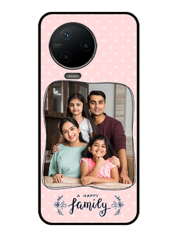 Custom Infinix Note 12 Pro Custom Metal Phone CaseFamily With Dots Design