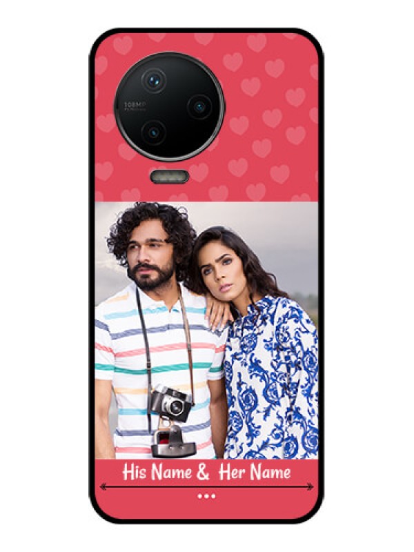 Custom Infinix Note 12 Pro Custom Metal Phone CaseSimple Love Design