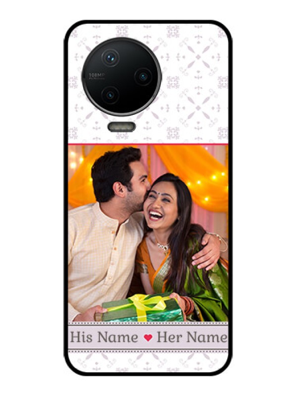 Custom Infinix Note 12 Pro Custom Metal Phone CaseWith Photo And Ethnic Design