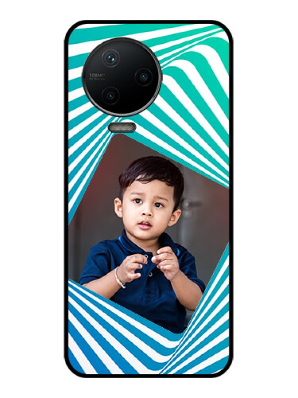 Custom Infinix Note 12 Pro Custom Metal Phone CaseAbstract Spiral Design