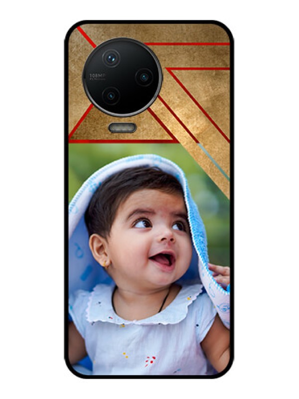 Custom Infinix Note 12 Pro Custom Metal Phone CaseGradient Abstract Texture Design