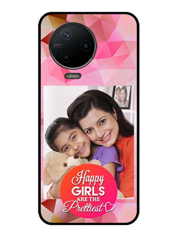 Custom Infinix Note 12 Pro Custom Metal Phone CaseAbstract Triangle Design