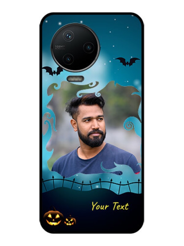 Custom Infinix Note 12 Pro Custom Metal Phone CaseHalloween Frame Design
