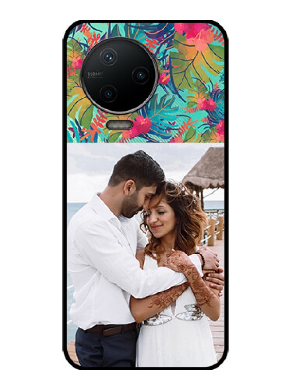 Custom Infinix Note 12 Pro Custom Metal Phone CaseWatercolor Floral Design