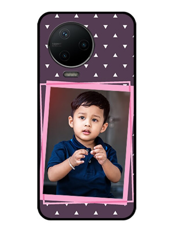 Custom Infinix Note 12 Pro Custom Metal Phone CaseTriangle Pattern Dotted Design