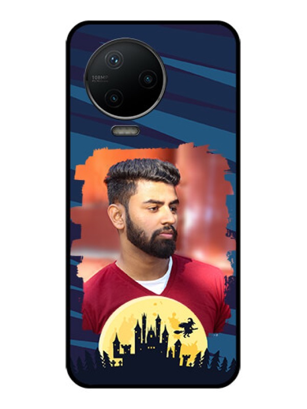 Custom Infinix Note 12 Pro Custom Metal Phone CaseHalloween Witch Design