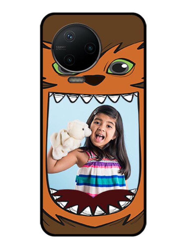 Custom Infinix Note 12 Pro Custom Metal Phone CaseOwl Monster Back Case Design