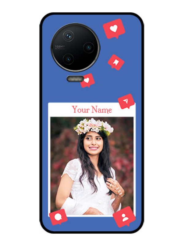 Custom Infinix Note 12 Pro Custom Metal Phone CaseLike Share And Comment Design