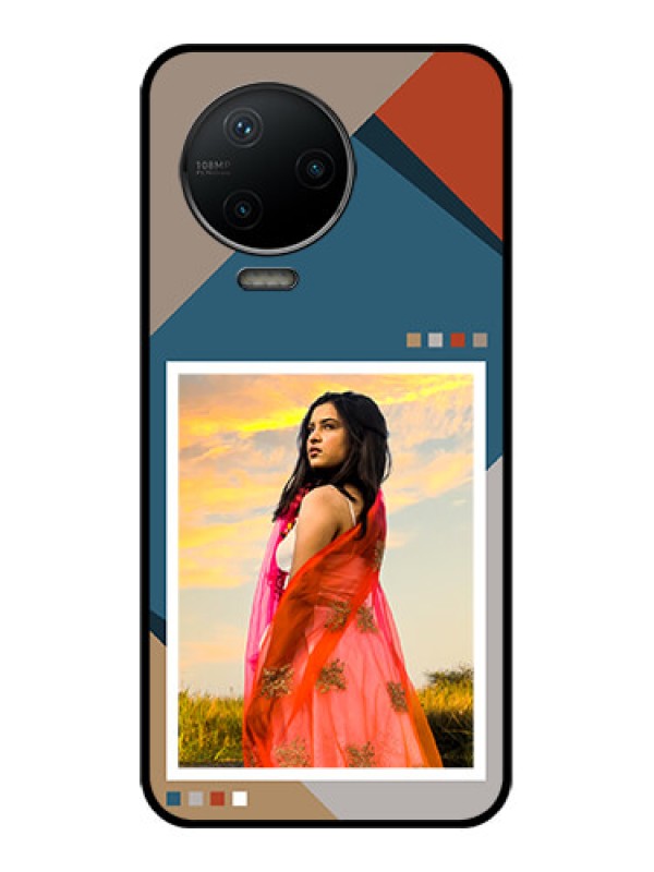 Custom Infinix Note 12 Pro Custom Metal Phone CaseRetro Color Pallet Design