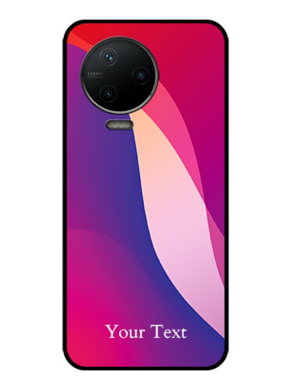 Custom Infinix Note 12 Pro Custom Metal Phone CaseDigital Abstract Overlap Design