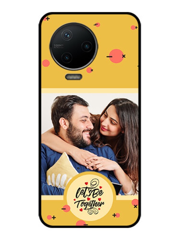 Custom Infinix Note 12 Pro Custom Metal Phone CaseLets Be Together Design