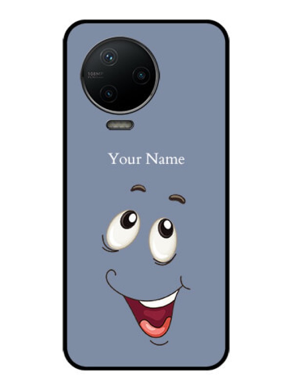 Custom Infinix Note 12 Pro Custom Metal Phone CaseLaughing Cartoon Face Design