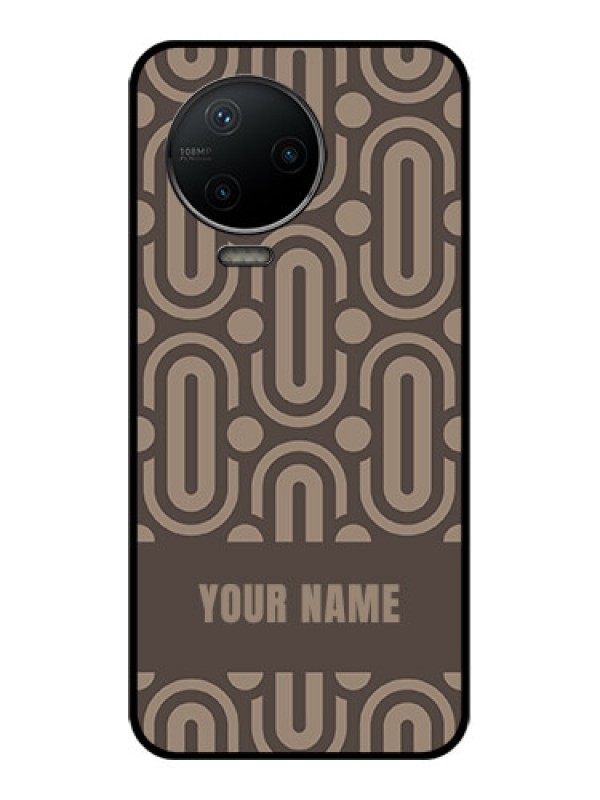 Custom Infinix Note 12 Pro Custom Metal Phone CaseCaptivating Zero Pattern Design