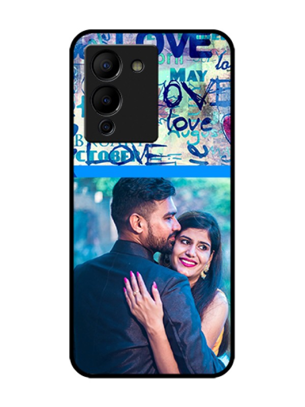 Custom Infinix Note 12 Turbo Custom Metal Phone Case - Colorful Love Design