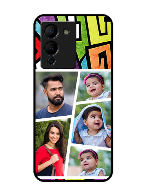 Custom Infinix Note 12 Turbo Custom Metal Phone Case - Graffiti Pattern Design