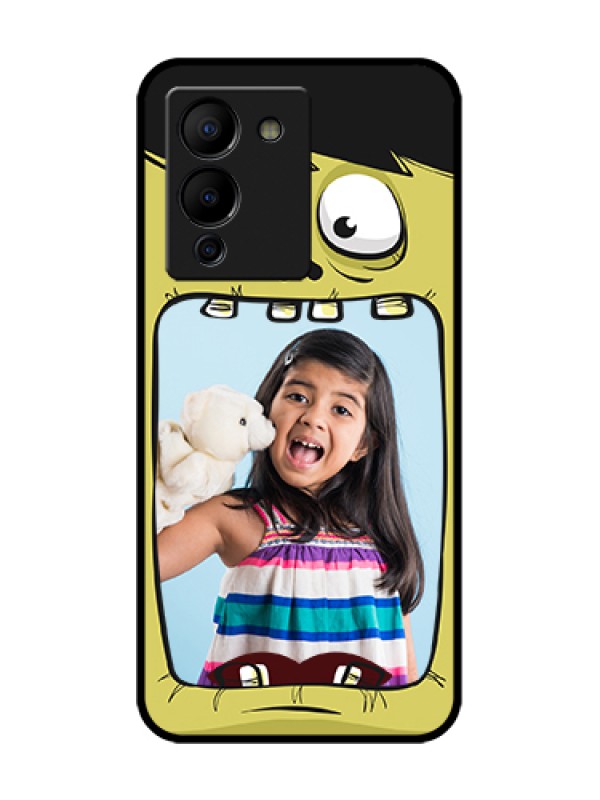 Custom Infinix Note 12 Turbo Custom Metal Phone Case - Cartoon Monster Back Case Design