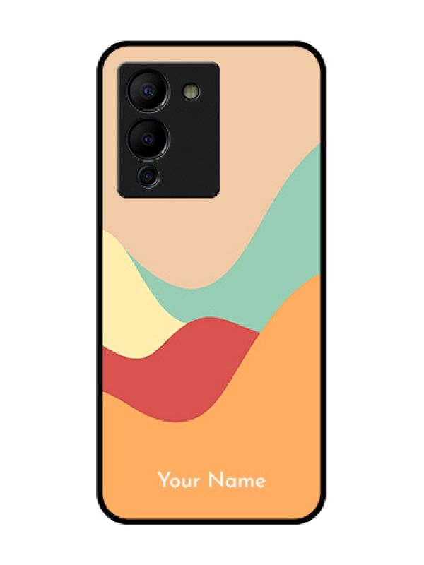 Custom Infinix Note 12 Turbo Custom Metal Phone Case - Ocean Waves Multi - Colour Design